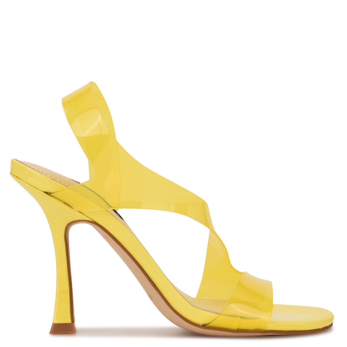 Sandalias Vestir Nine West Irise Amarillo | 4365ZTHNS