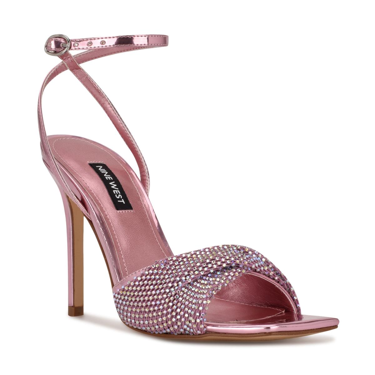 Sandalias Vestir Nine West Twinkle Tacón Rosas Claro | 1467RBKLC