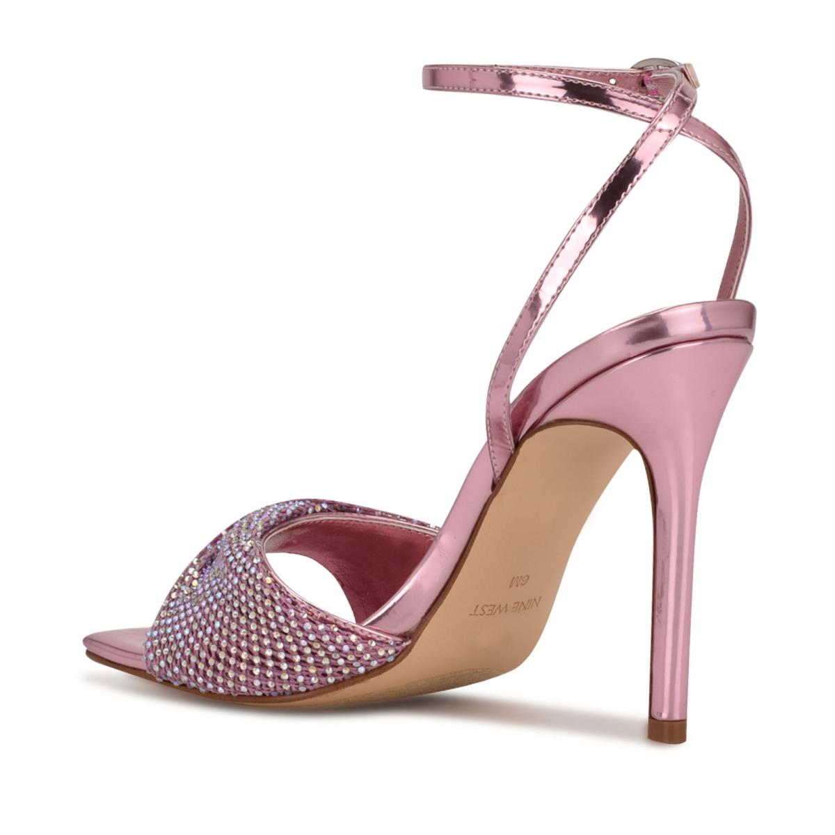 Sandalias Vestir Nine West Twinkle Tacón Rosas Claro | 1467RBKLC