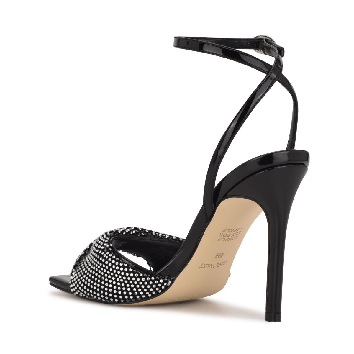 Sandalias Vestir Nine West Twinkle Tacón Negras | 7839QYRIM