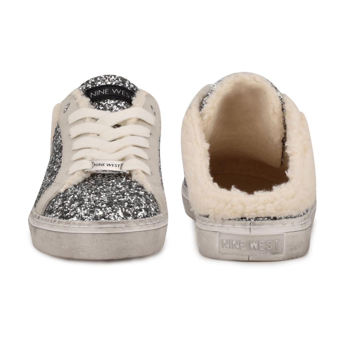 Slip On Sneaker Nine West Beezie Plateadas | 0975ORLNJ