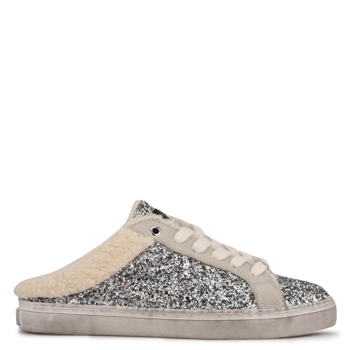 Slip On Sneaker Nine West Beezie Plateadas | 0975ORLNJ