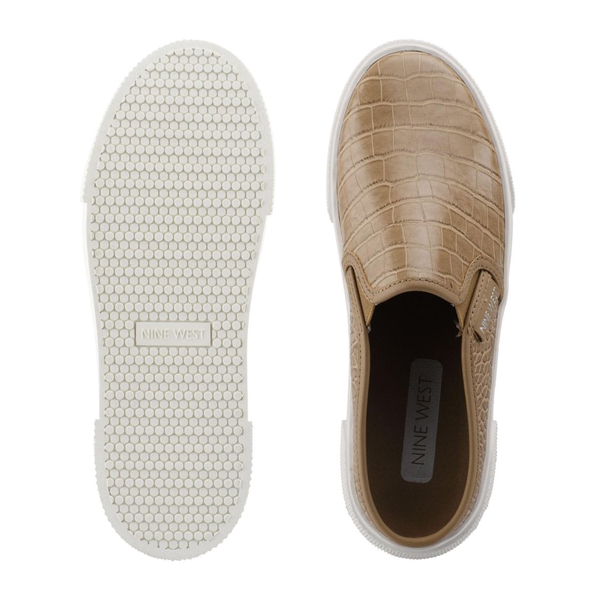 Slip On Sneaker Nine West Hayzel Serpent Marrones | 5781RJZXN