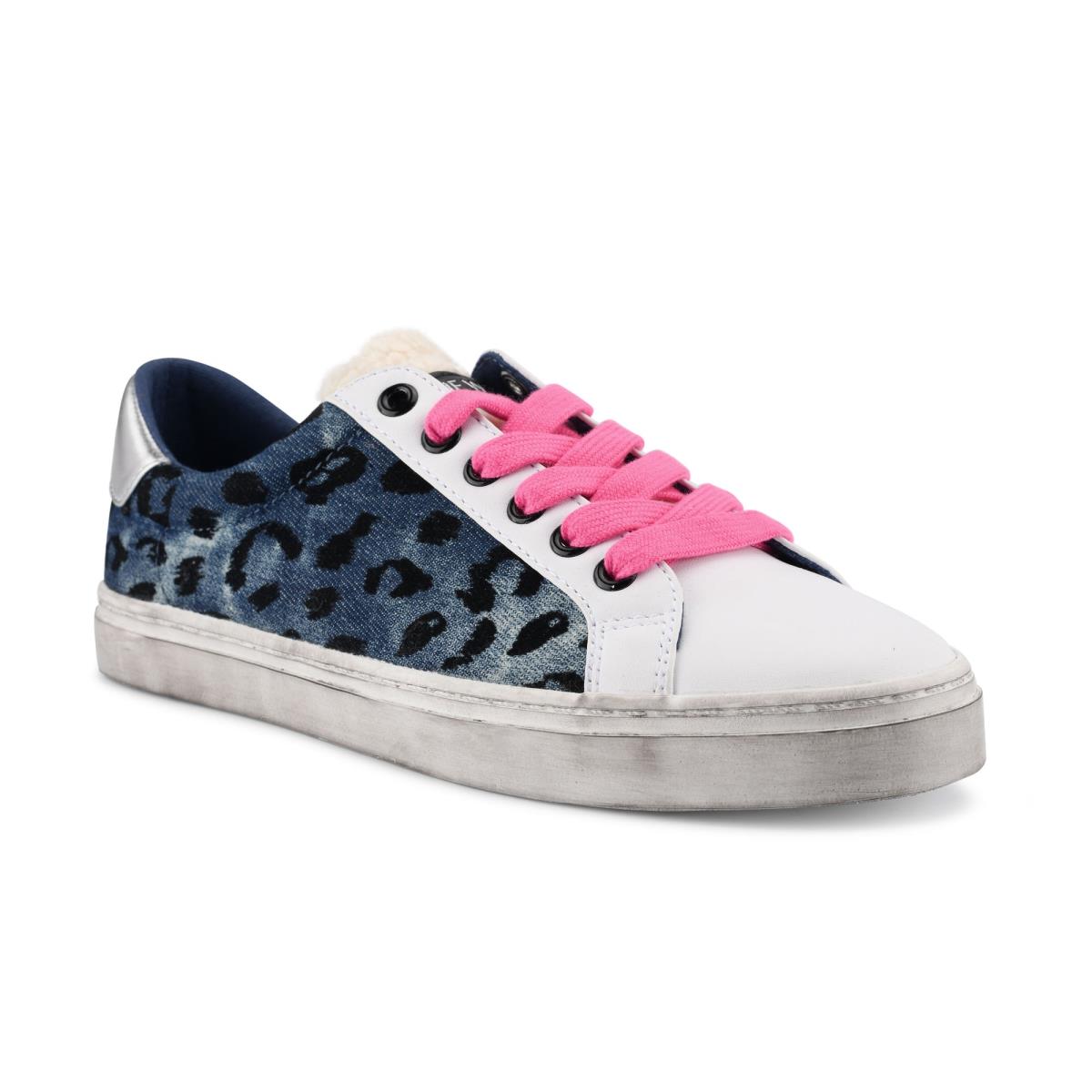 Zapatillas Casuales Nine West Best Azules Leopardo | 3274FVXLQ