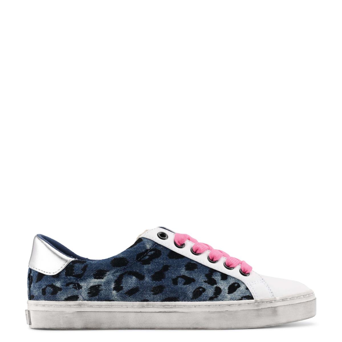 Zapatillas Casuales Nine West Best Azules Leopardo | 3274FVXLQ