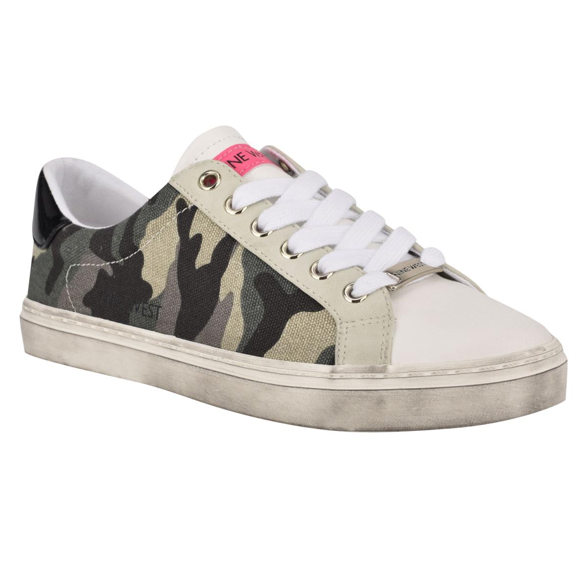 Zapatillas Casuales Nine West Best Verde Camuflaje | 6735FYPAQ