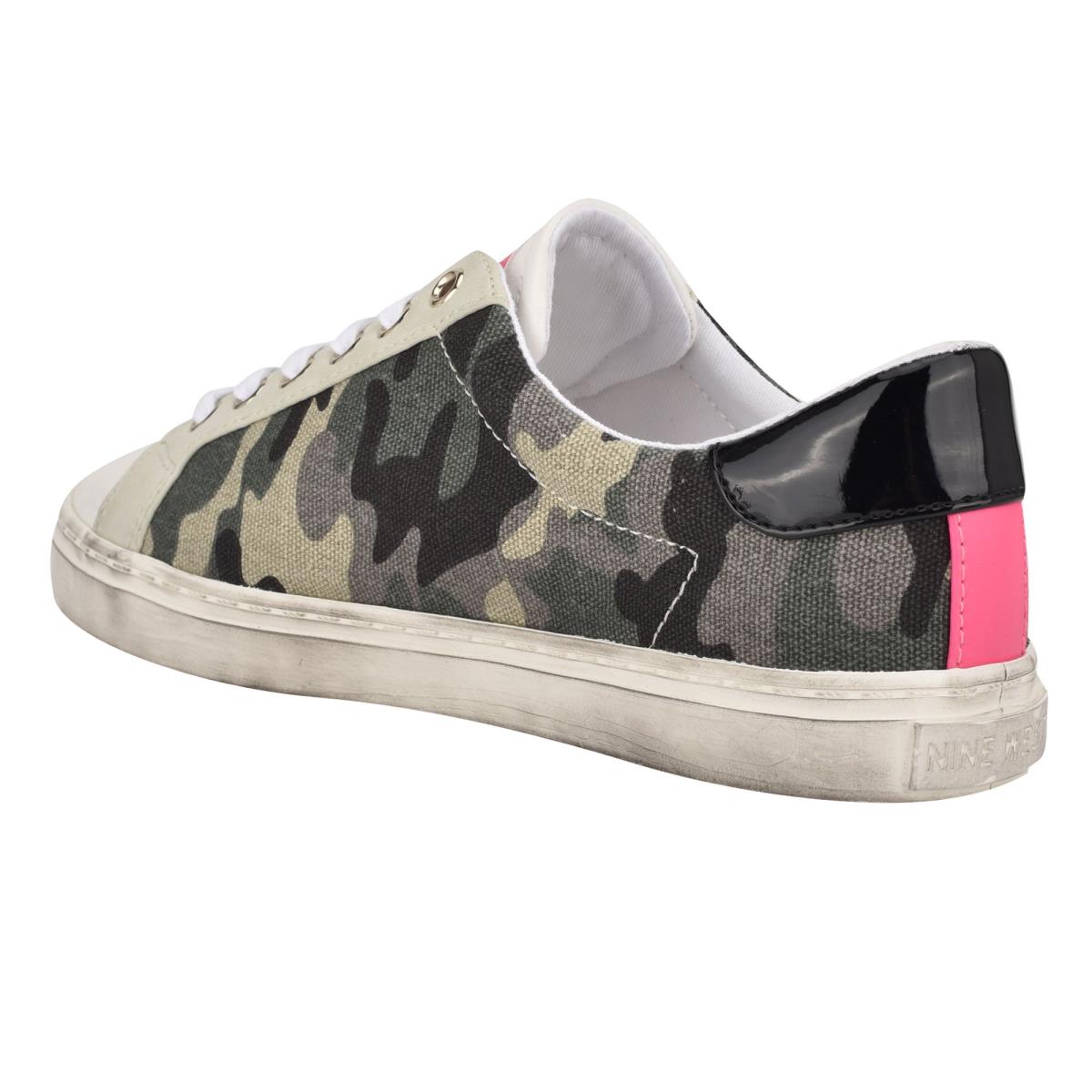 Zapatillas Casuales Nine West Best Verde Camuflaje | 6735FYPAQ