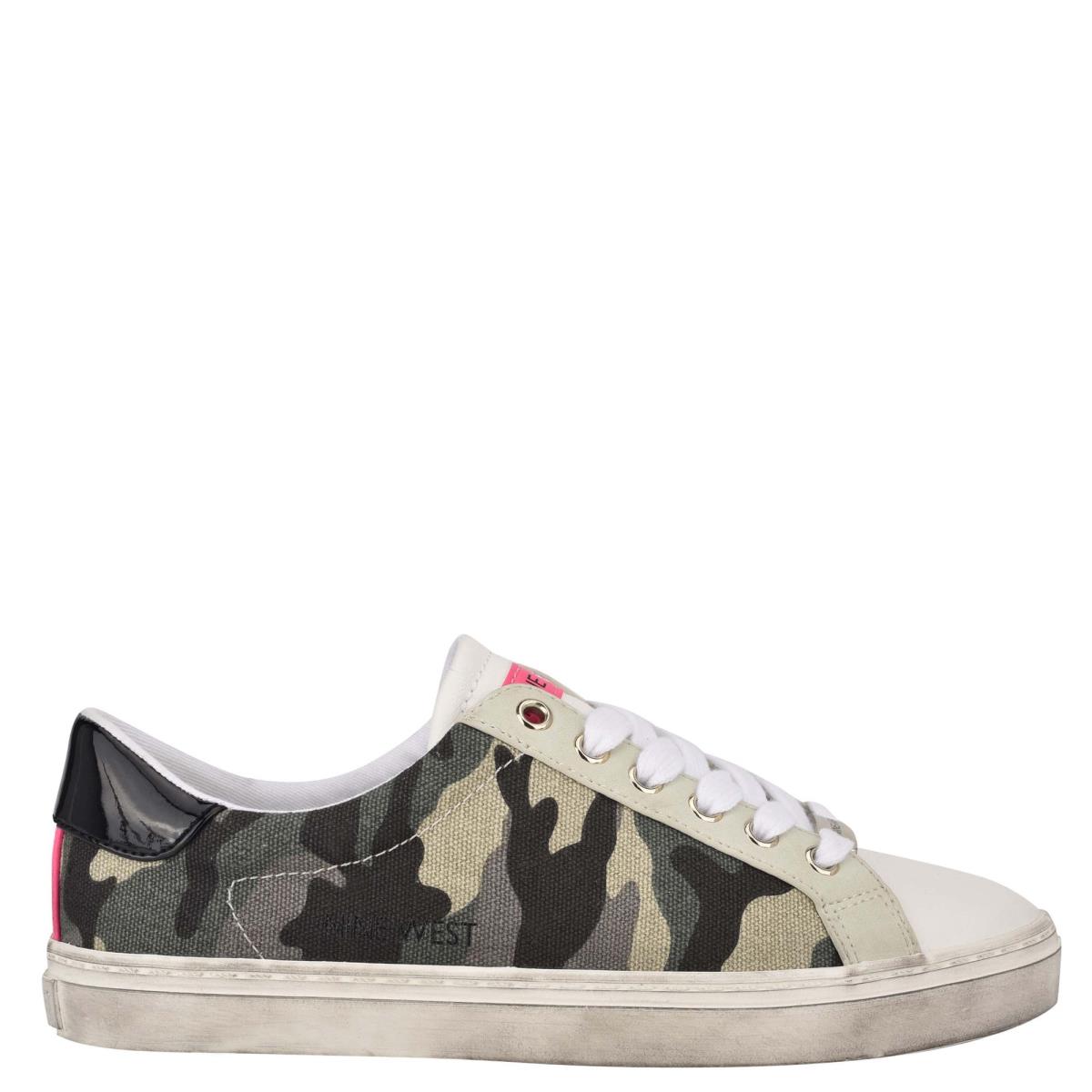 Zapatillas Casuales Nine West Best Verde Camuflaje | 6735FYPAQ