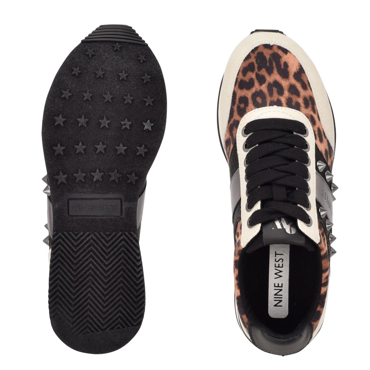 Zapatillas Nine West Bunnie Sneakers Leopardo | 6917QKGLV