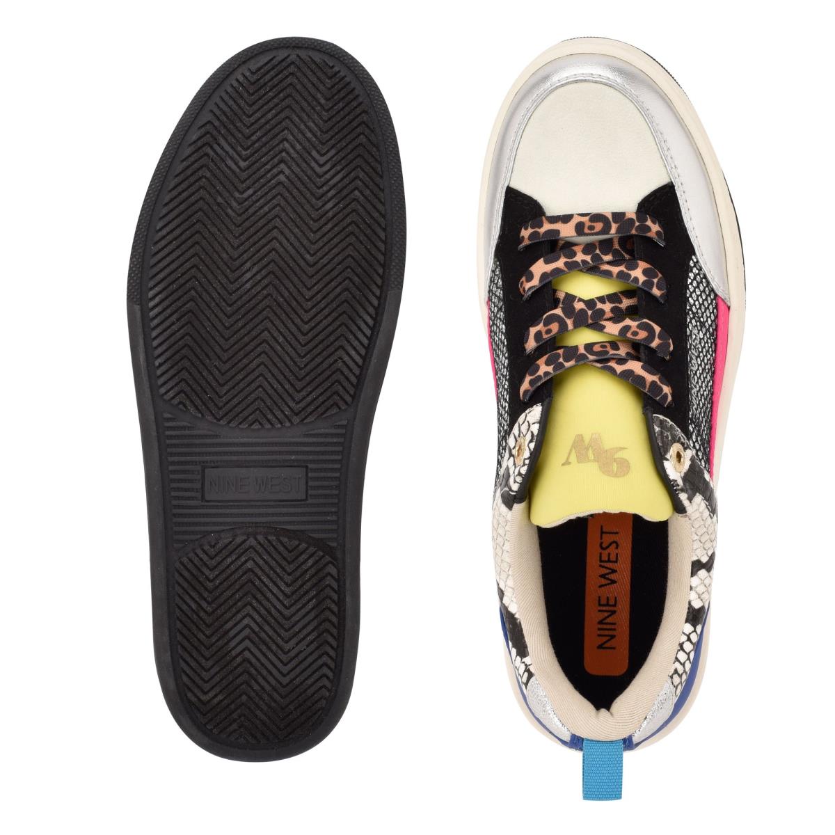 Zapatillas Nine West Elevate Sneakers Gris Multicolor | 9640AYVLT