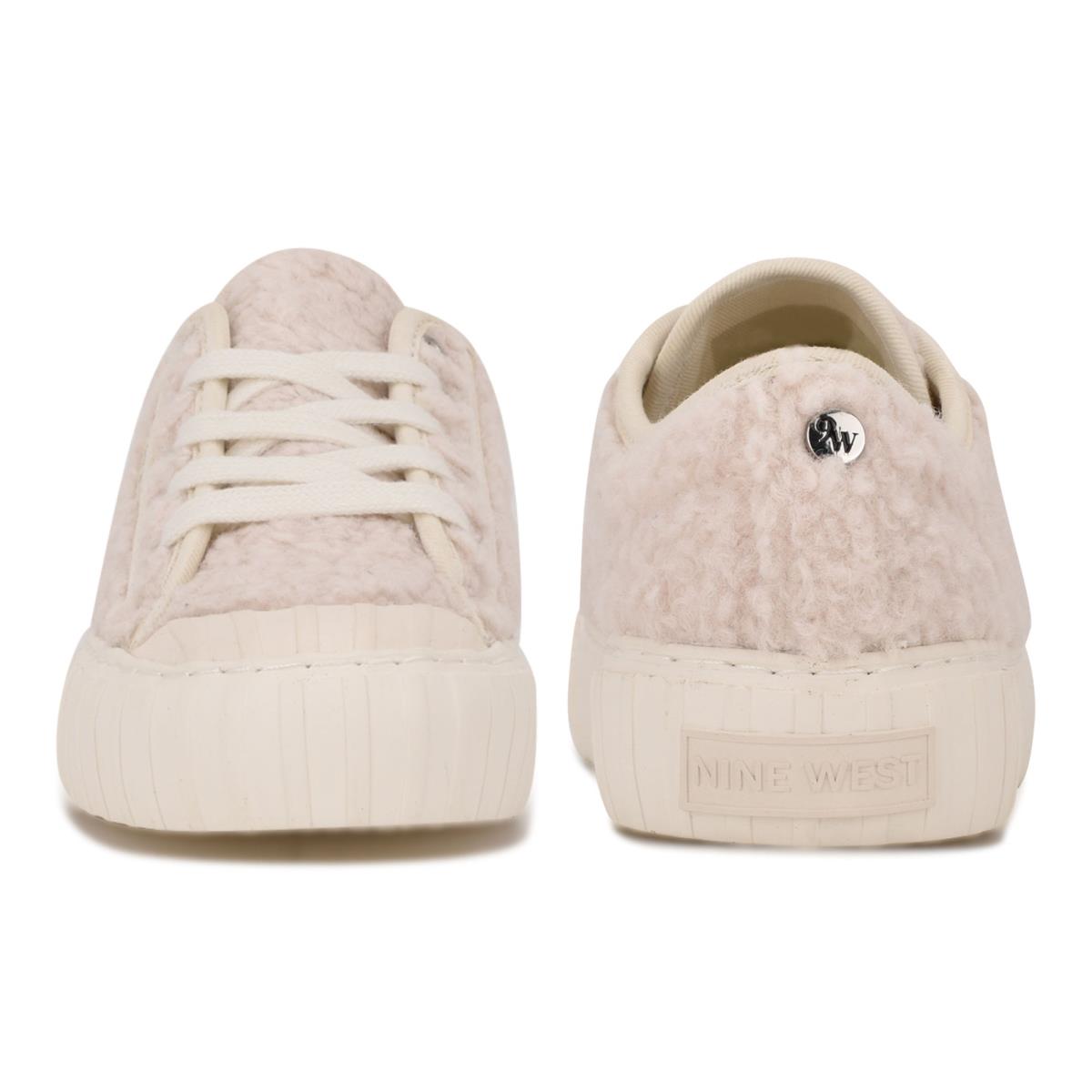 Zapatillas Nine West Hazie Sneakers Creme | 3478PHLVR