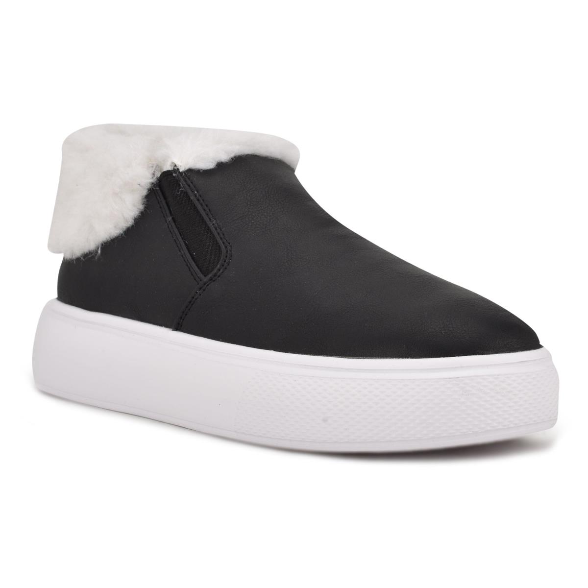 Zapatillas Sin Cordones Nine West Klines Negras | 1930IBVYM