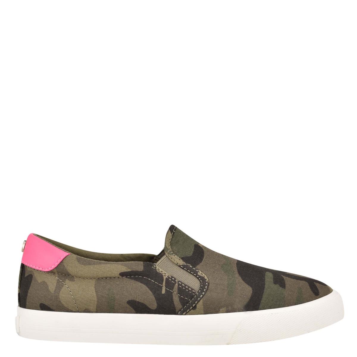 Zapatillas Sin Cordones Nine West Lala Camuflaje | 7038DKXJQ