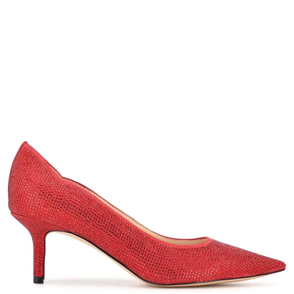 Zapatos De Salon Nine West Abaline Rhinestone Pointy Puntera Rojas | 8641NVXAI