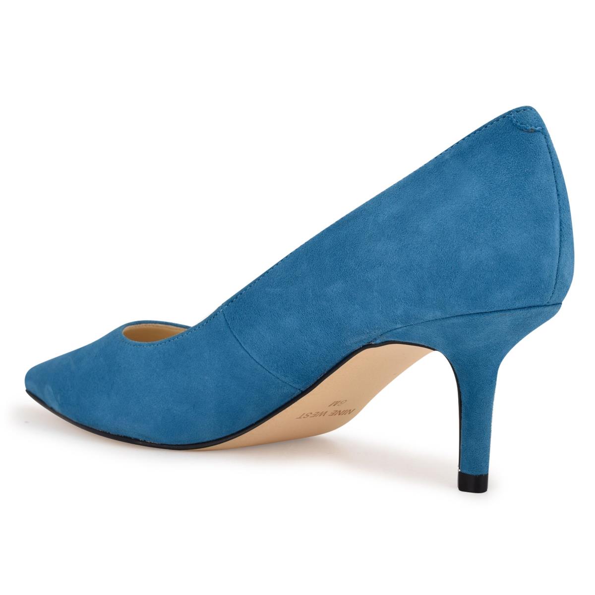 Zapatos De Salon Nine West Arlene Pointy Puntera Turquesa | 3158CRTKV