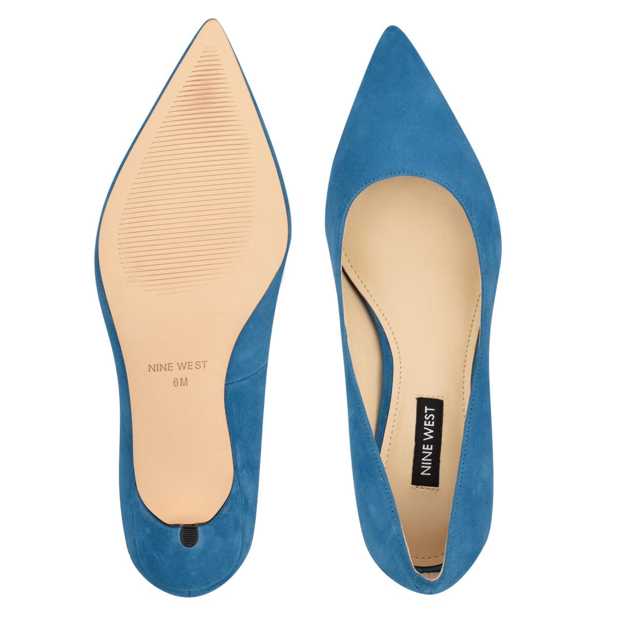 Zapatos De Salon Nine West Arlene Pointy Puntera Turquesa | 3158CRTKV