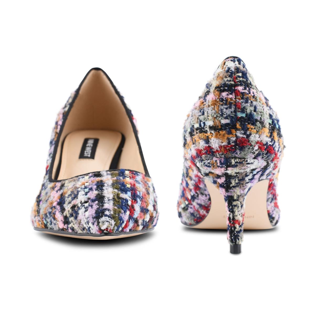 Zapatos De Salon Nine West Arlene Pointy Puntera Azules Multicolor | 7904HNGUZ