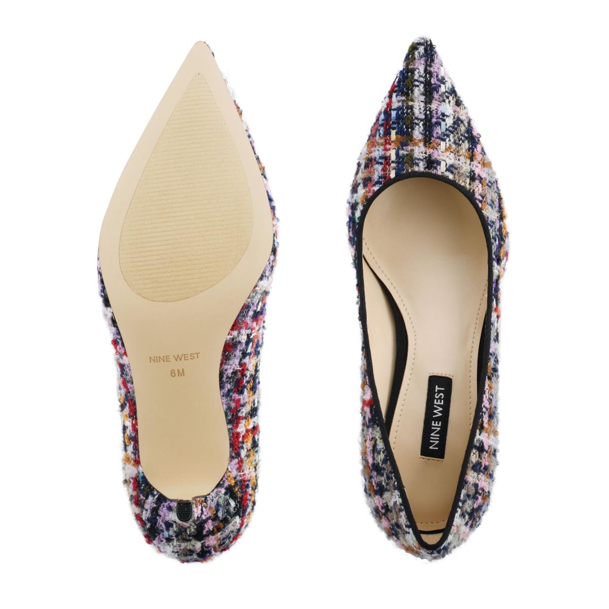 Zapatos De Salon Nine West Arlene Pointy Puntera Azules Multicolor | 7904HNGUZ