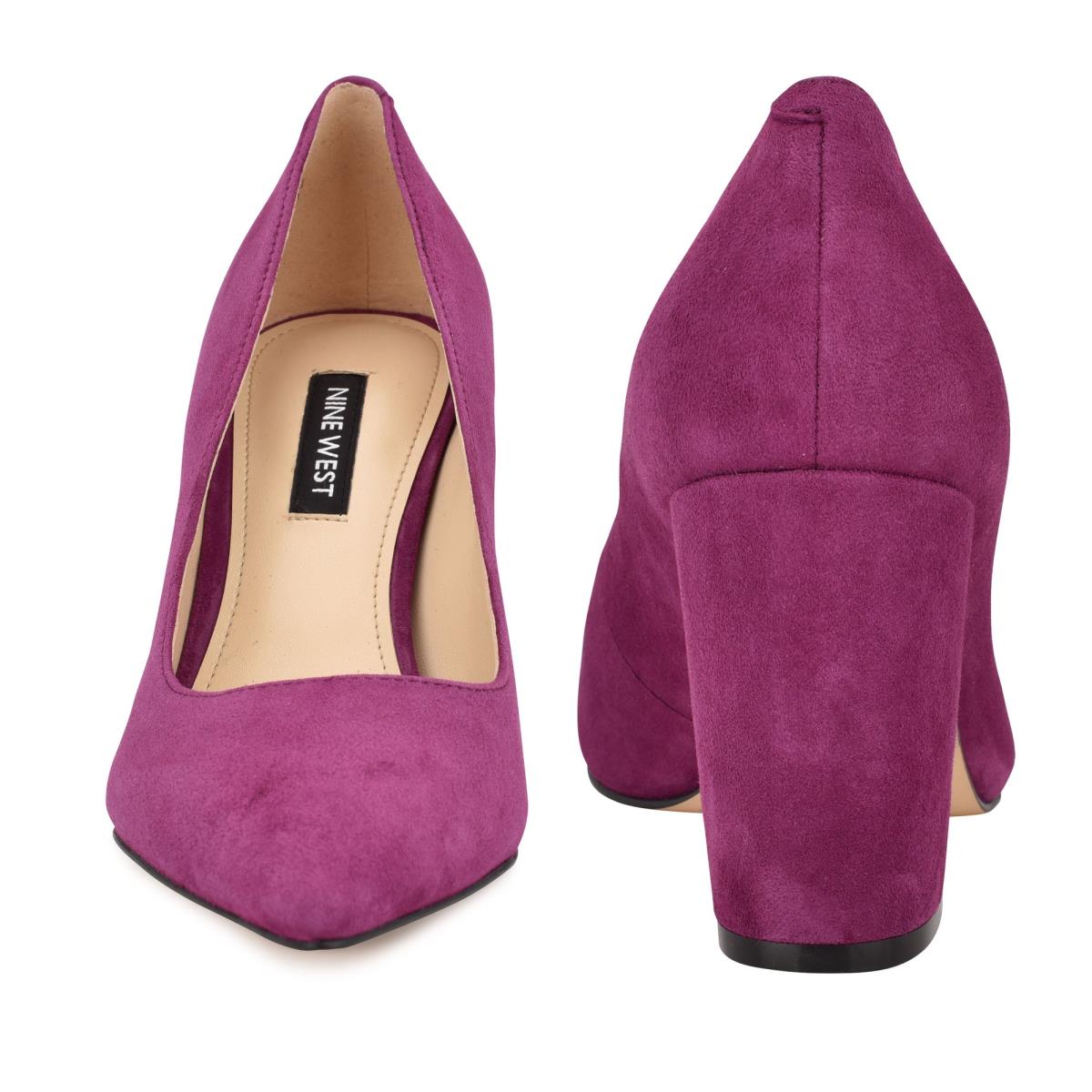 Zapatos De Salon Nine West Cara Vestido Moradas | 7160AYMOE