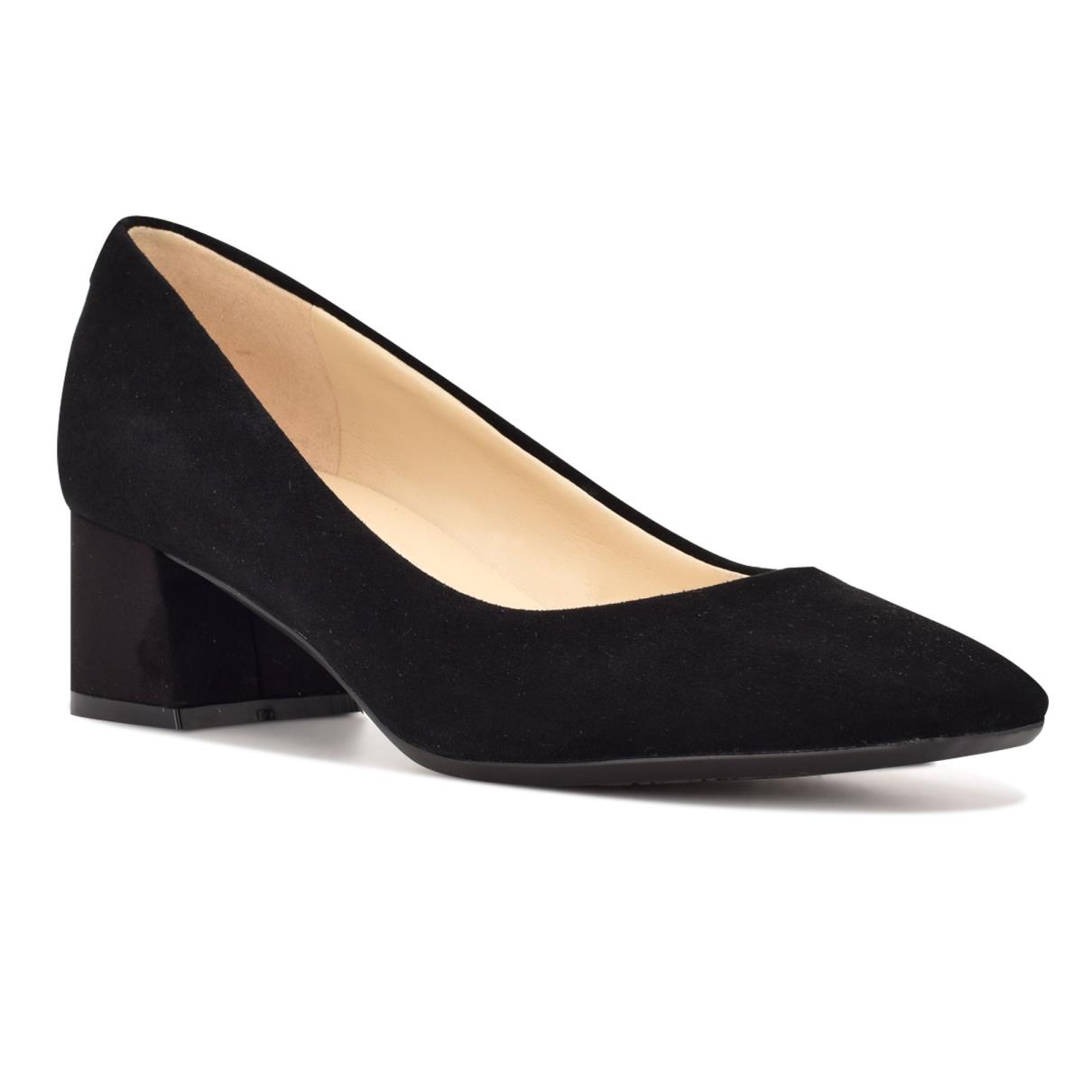 Zapatos De Salon Nine West Cloe 9x9 Block Heel Negras | 9371KLNMP