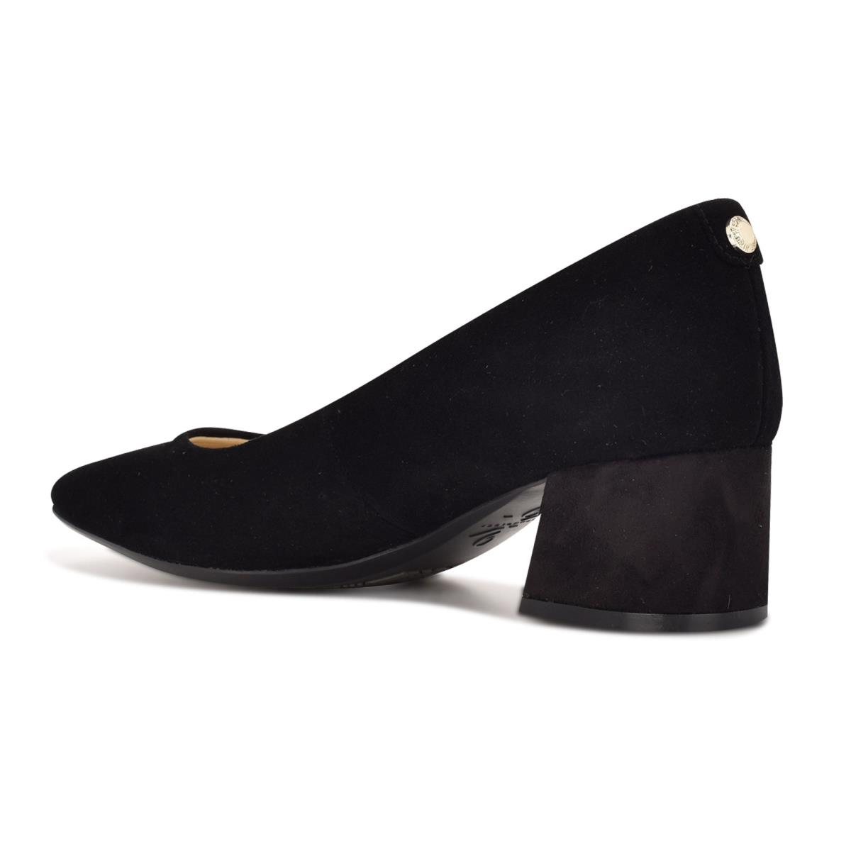 Zapatos De Salon Nine West Cloe 9x9 Block Heel Negras | 9371KLNMP