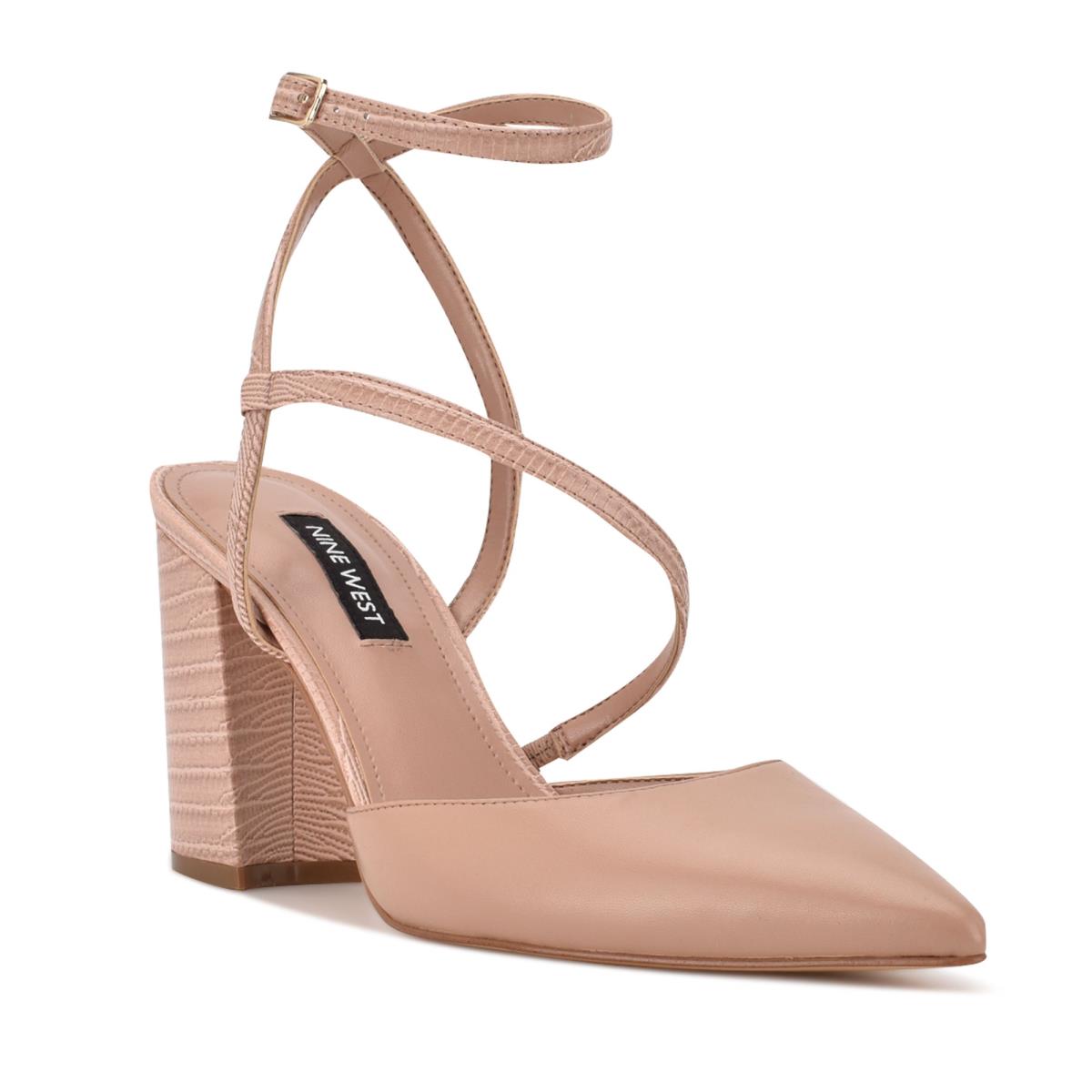 Zapatos De Salon Nine West Collette Vestido Beige Claro | 7591NIATV