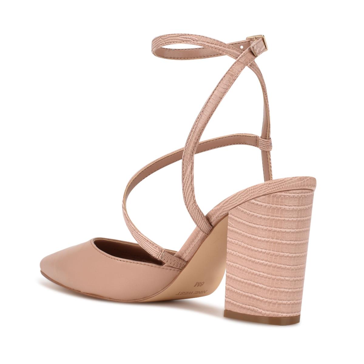 Zapatos De Salon Nine West Collette Vestido Beige Claro | 7591NIATV