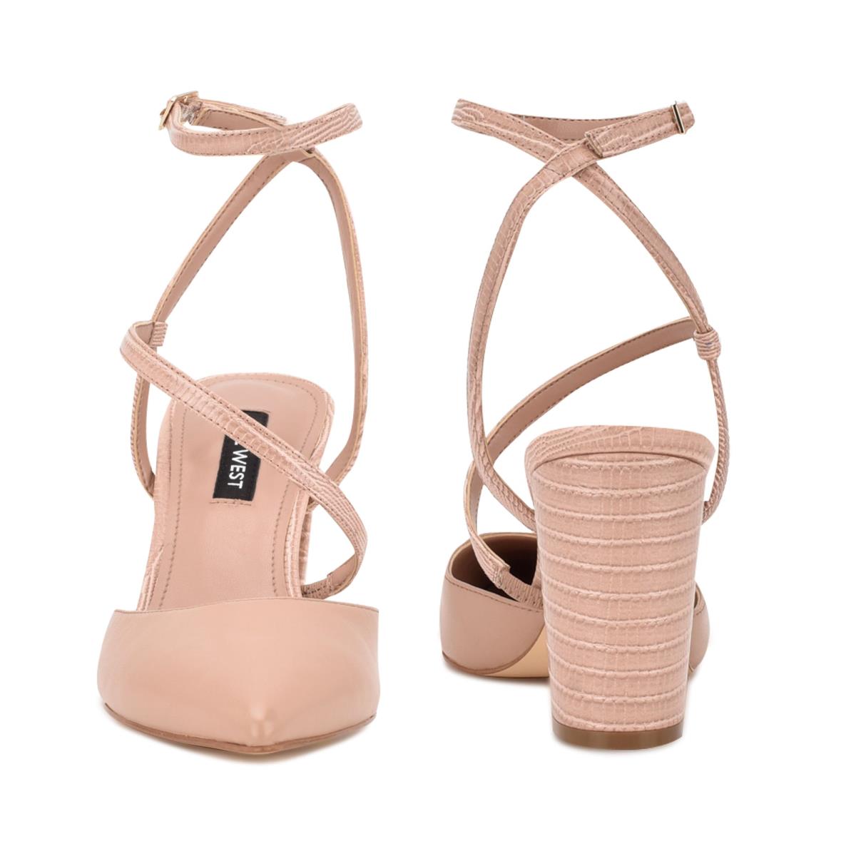 Zapatos De Salon Nine West Collette Vestido Beige Claro | 7591NIATV