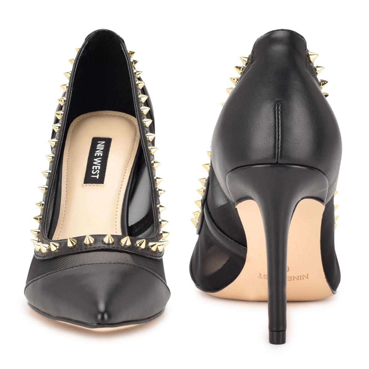 Zapatos De Salon Nine West Erian Pointy Puntera Negras | 5263LUWBO