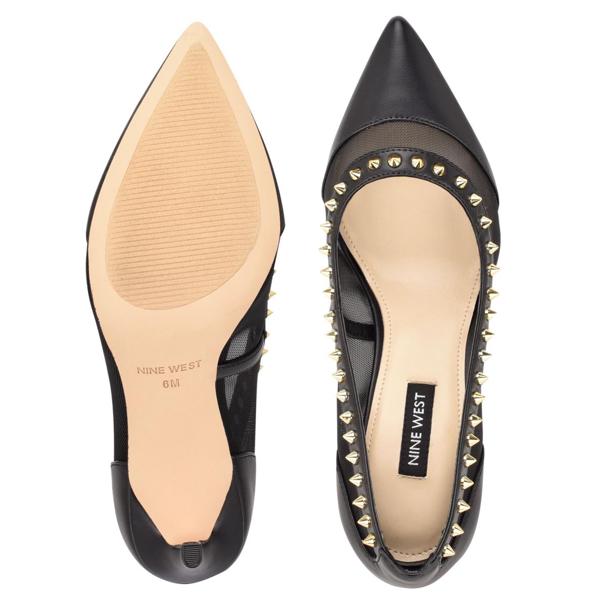 Zapatos De Salon Nine West Erian Pointy Puntera Negras | 5263LUWBO