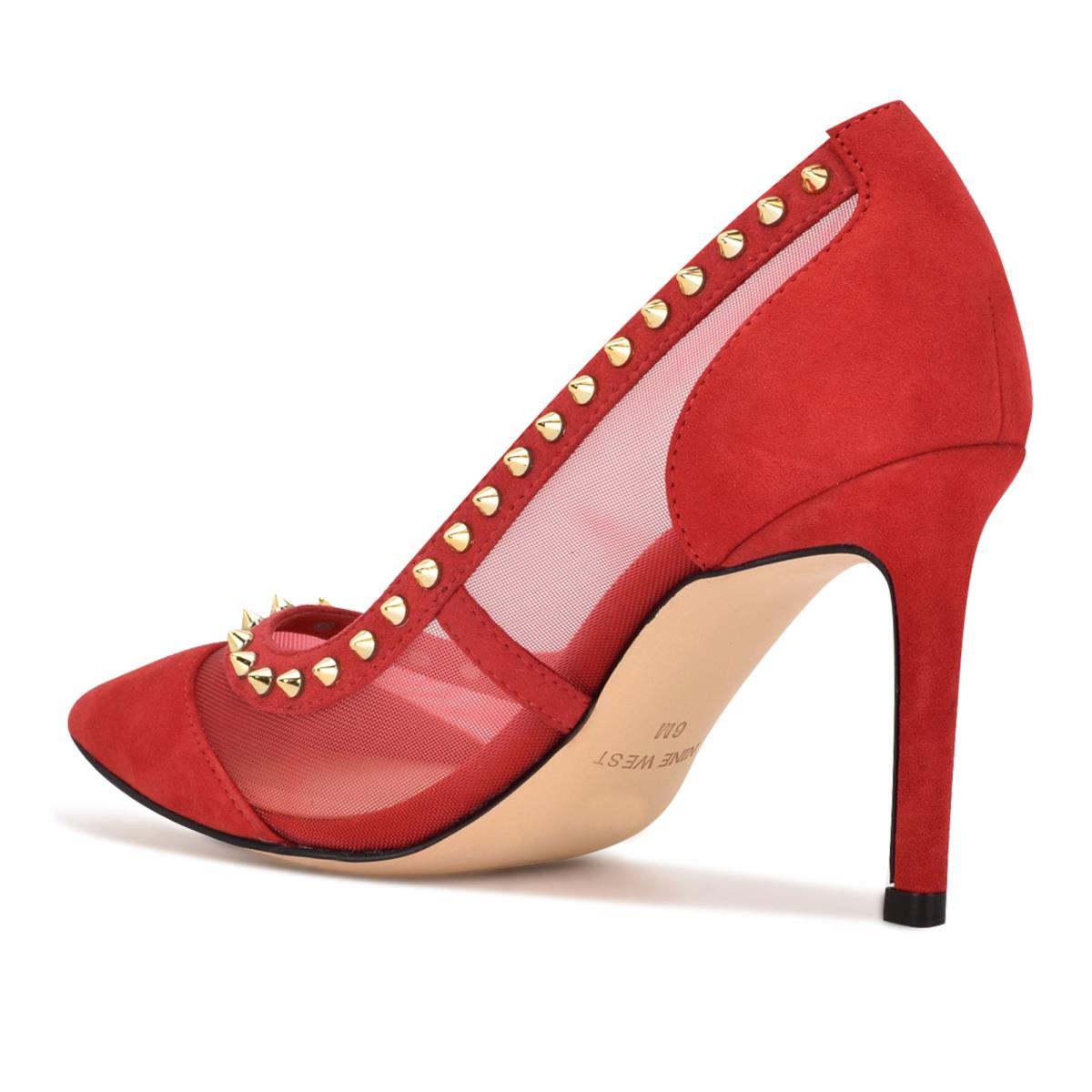 Zapatos De Salon Nine West Erian Pointy Puntera Rojas | 8927QRXDC