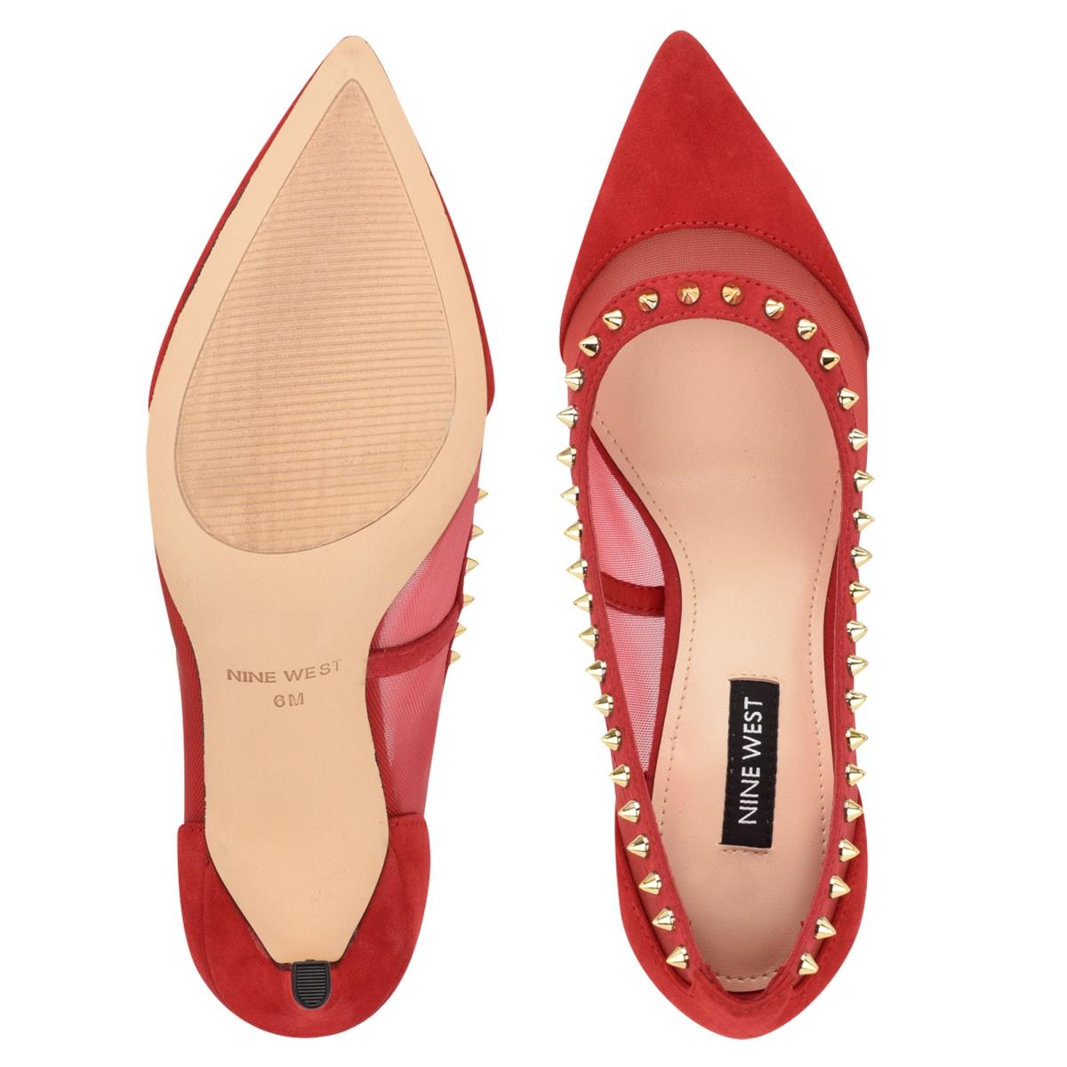 Zapatos De Salon Nine West Erian Pointy Puntera Rojas | 8927QRXDC