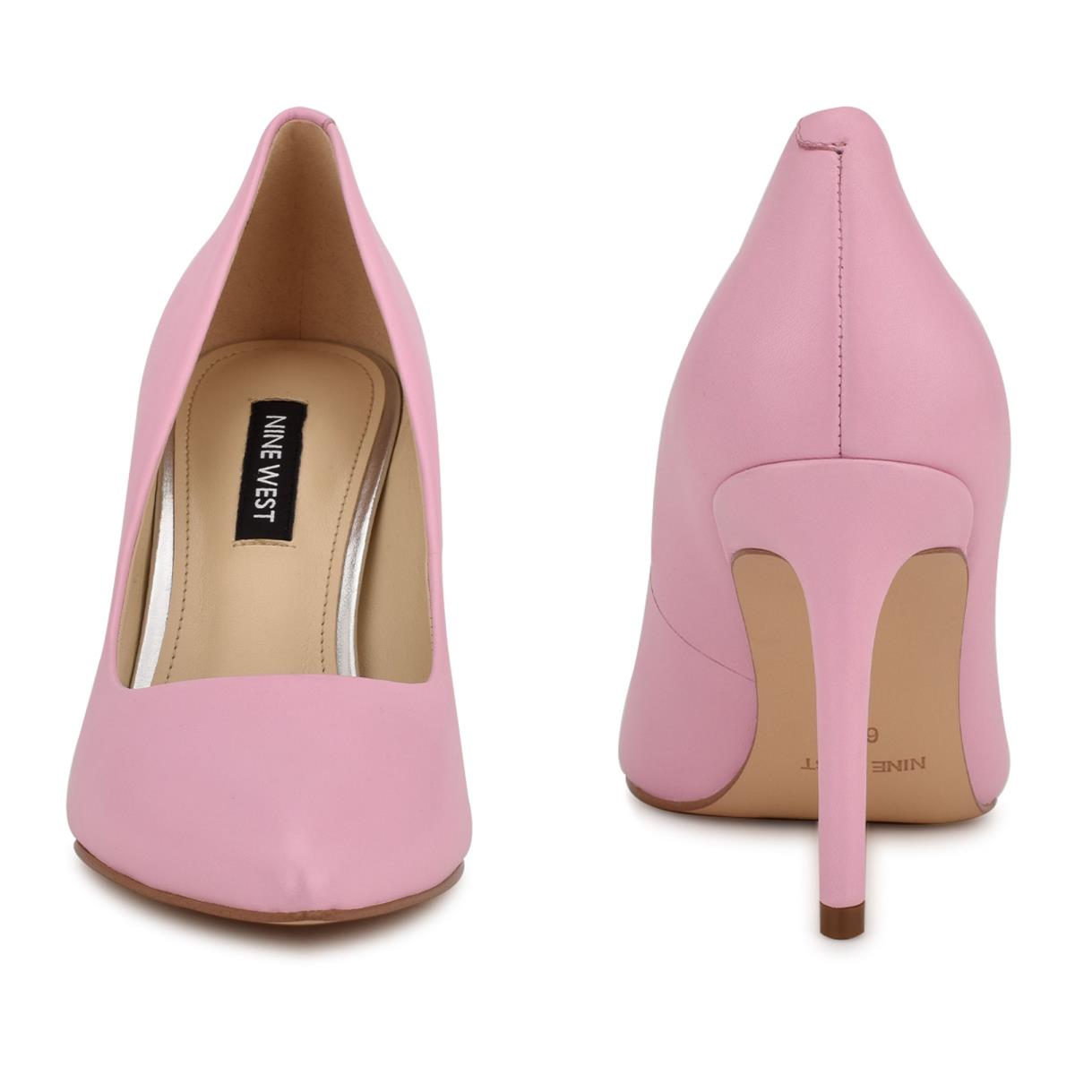 Zapatos De Salon Nine West Ezra Pointy Puntera Rosas | 2536GVTOI