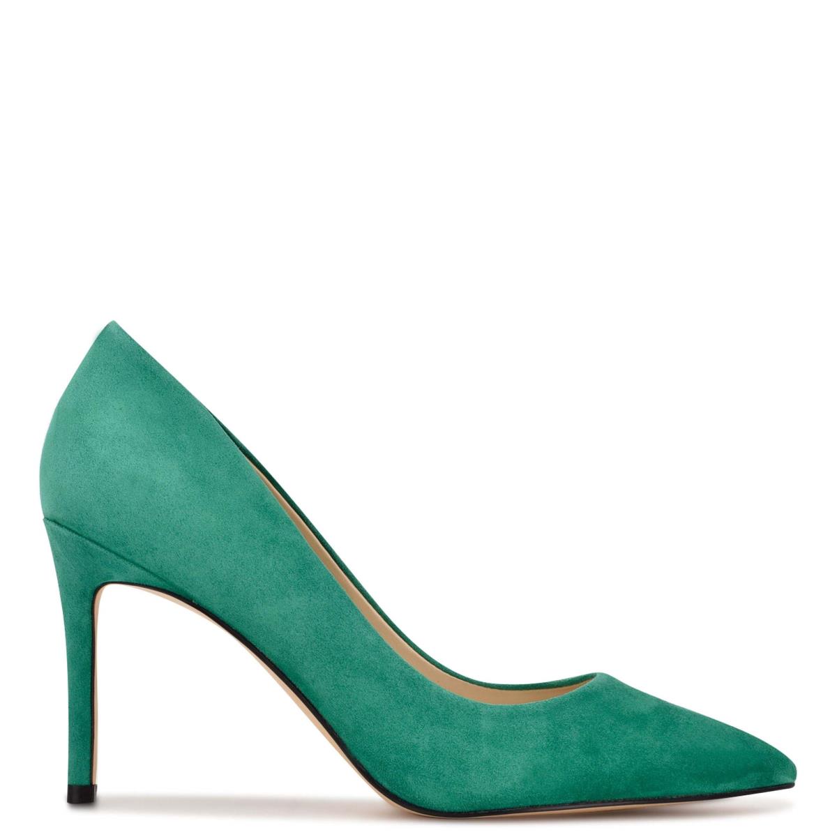 Zapatos De Salon Nine West Ezra Pointy Puntera Verde | 3745OVBLG