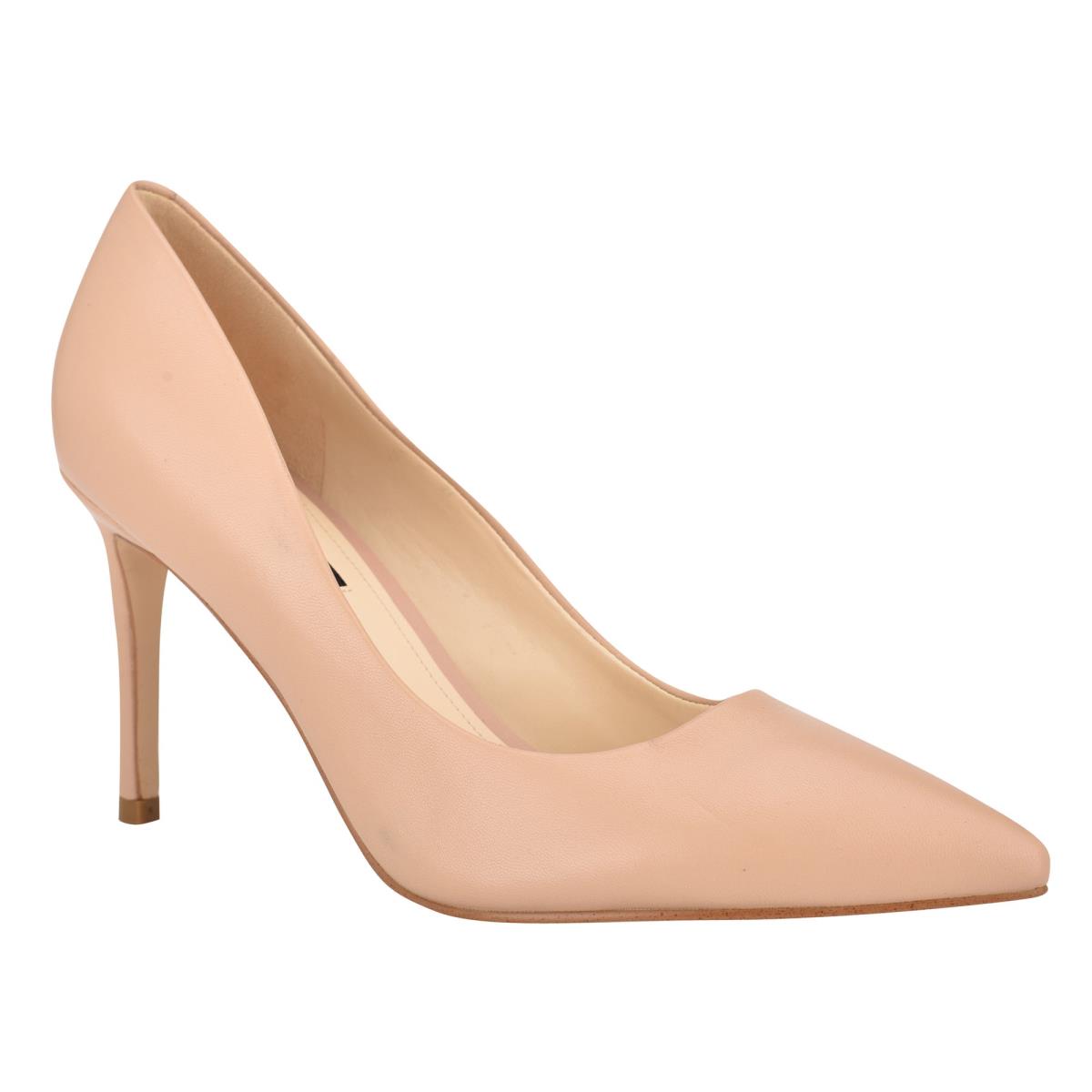 Zapatos De Salon Nine West Ezra Pointy Puntera Beige | 5068UBDRV