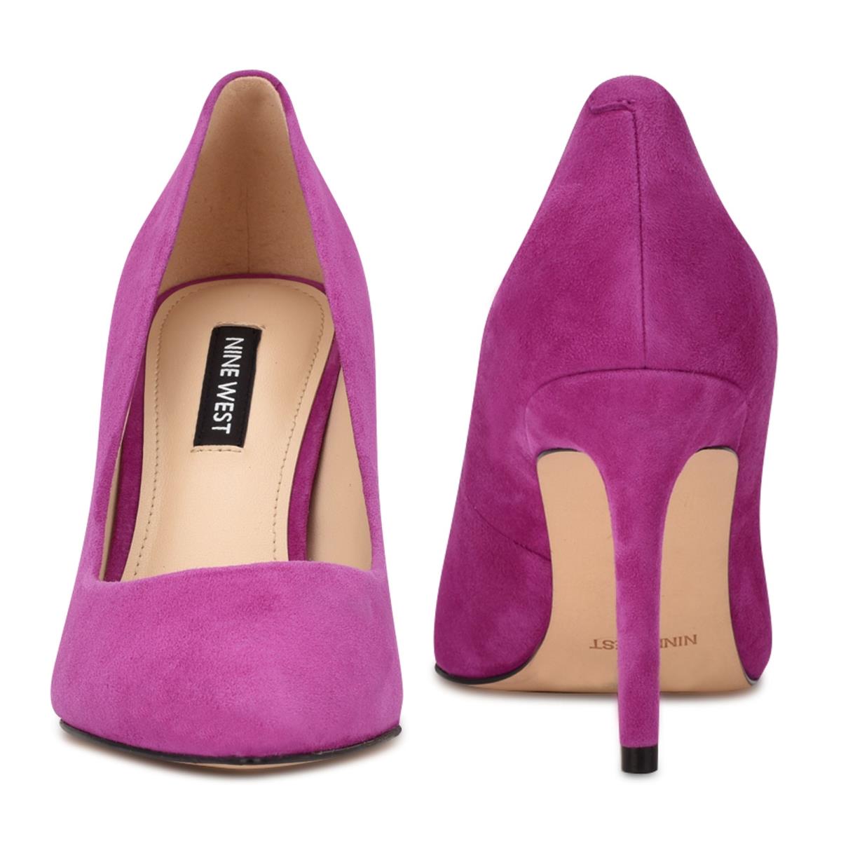 Zapatos De Salon Nine West Ezra Pointy Puntera Moradas | 7610VIBLU