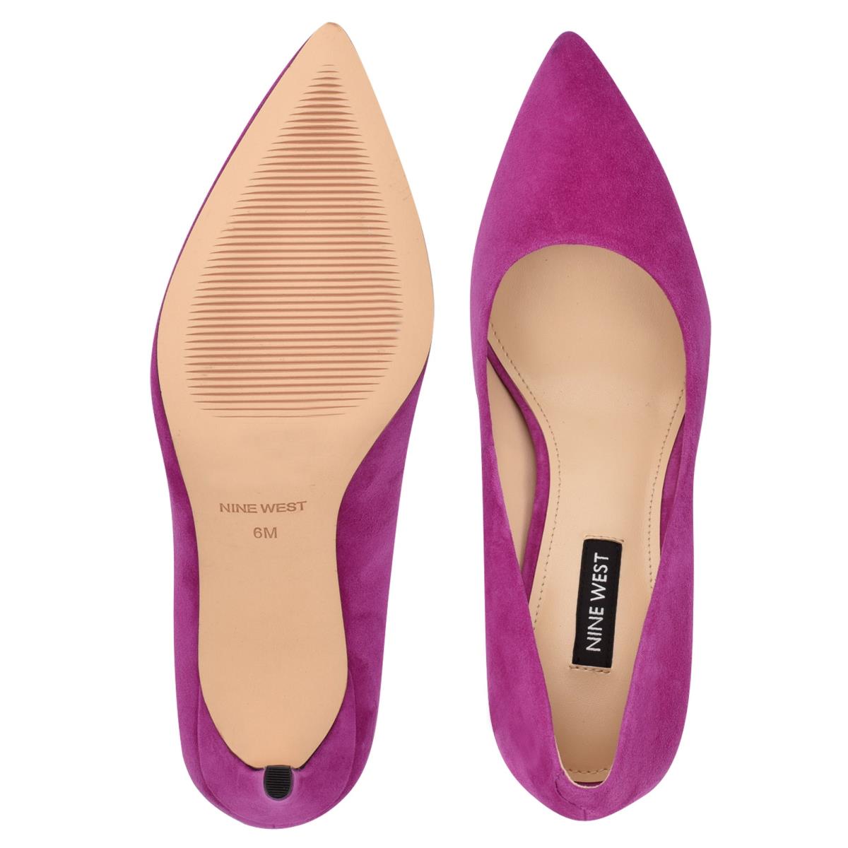 Zapatos De Salon Nine West Ezra Pointy Puntera Moradas | 7610VIBLU