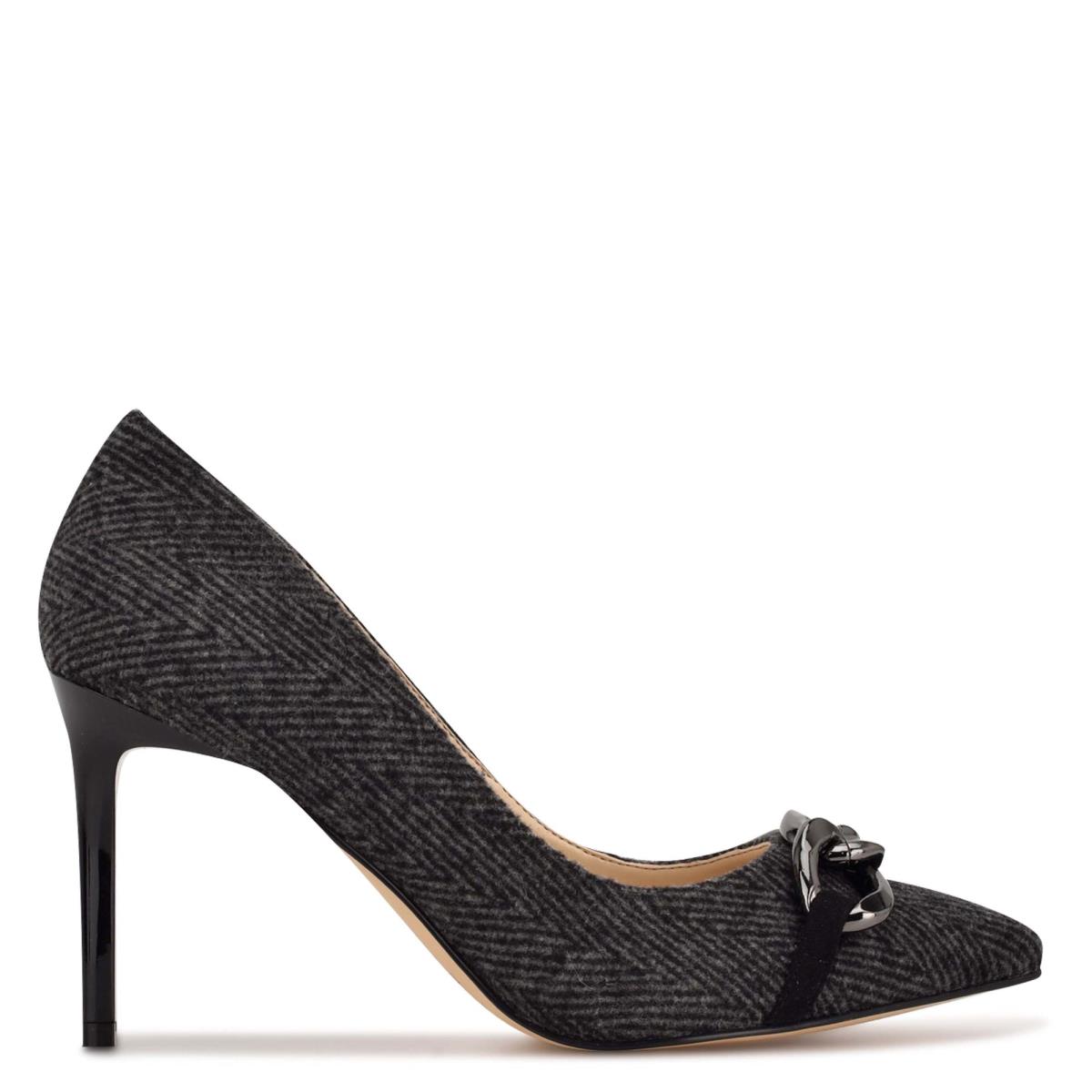 Zapatos De Salon Nine West Ezzie Pointy Puntera Gris | 1072CEBKN