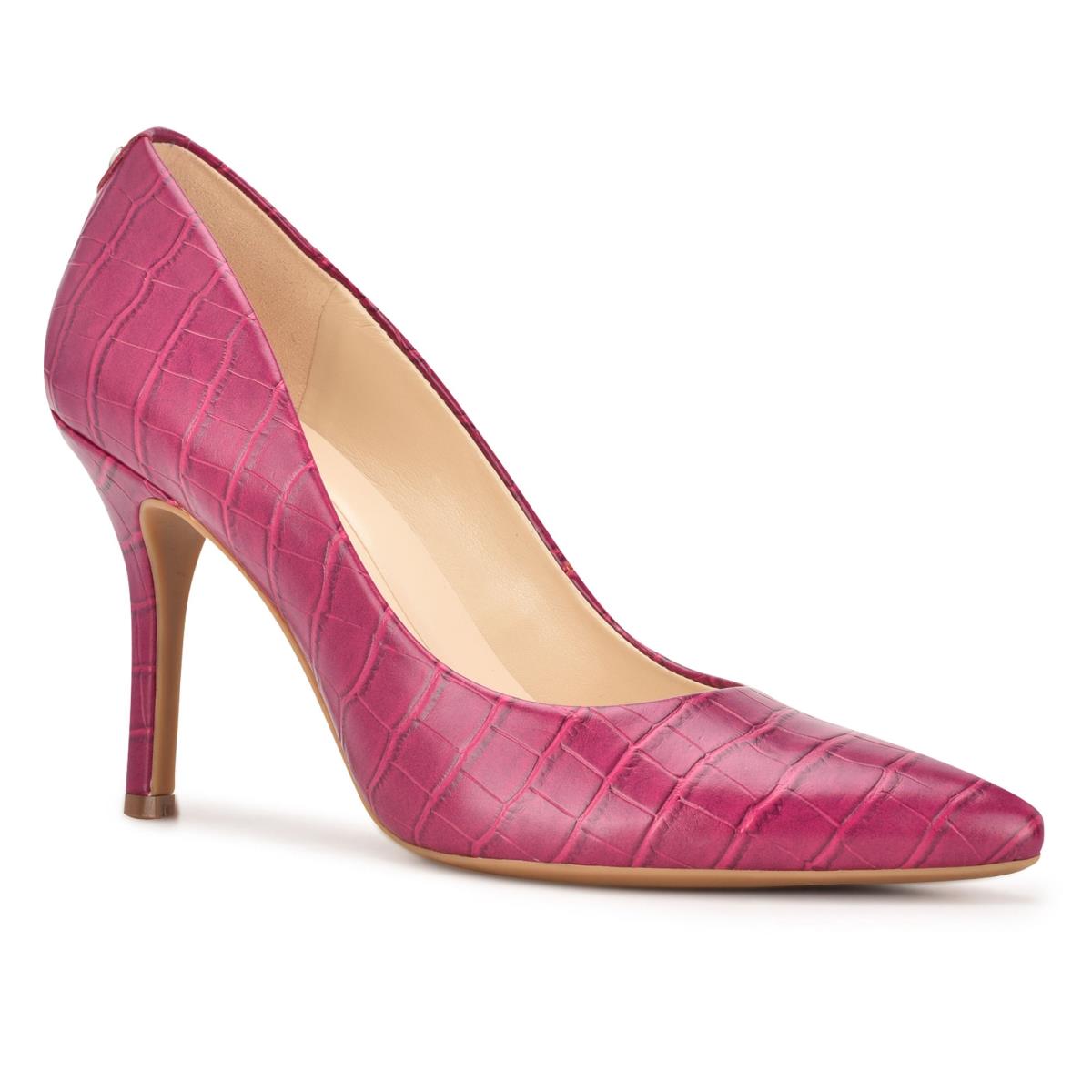 Zapatos De Salon Nine West Fifth 9x9 Pointy Puntera Rosas | 0158WAUQF