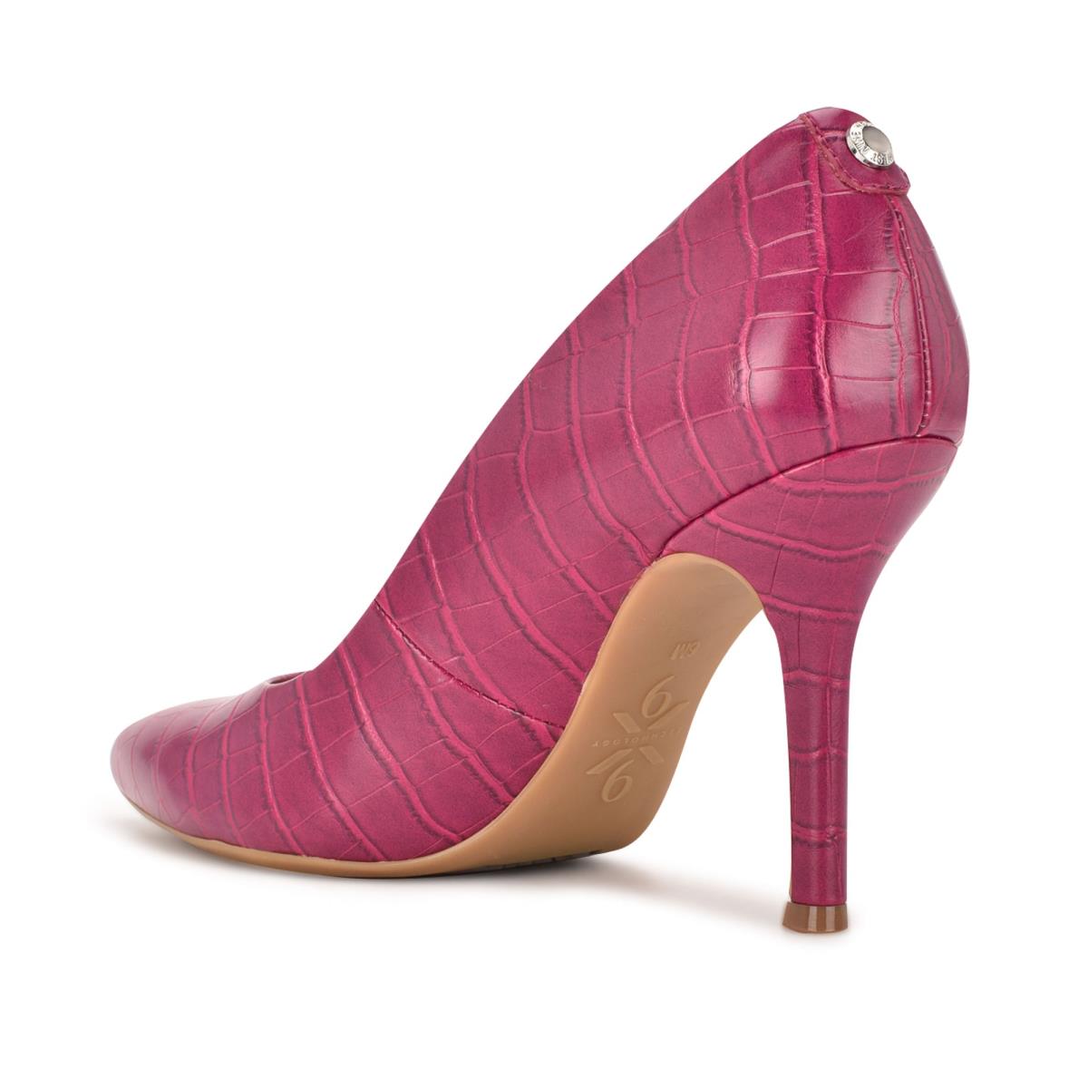 Zapatos De Salon Nine West Fifth 9x9 Pointy Puntera Rosas | 0158WAUQF