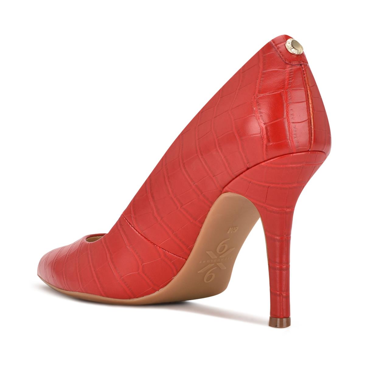 Zapatos De Salon Nine West Fifth 9x9 Pointy Puntera Rojas | 1865NXPST