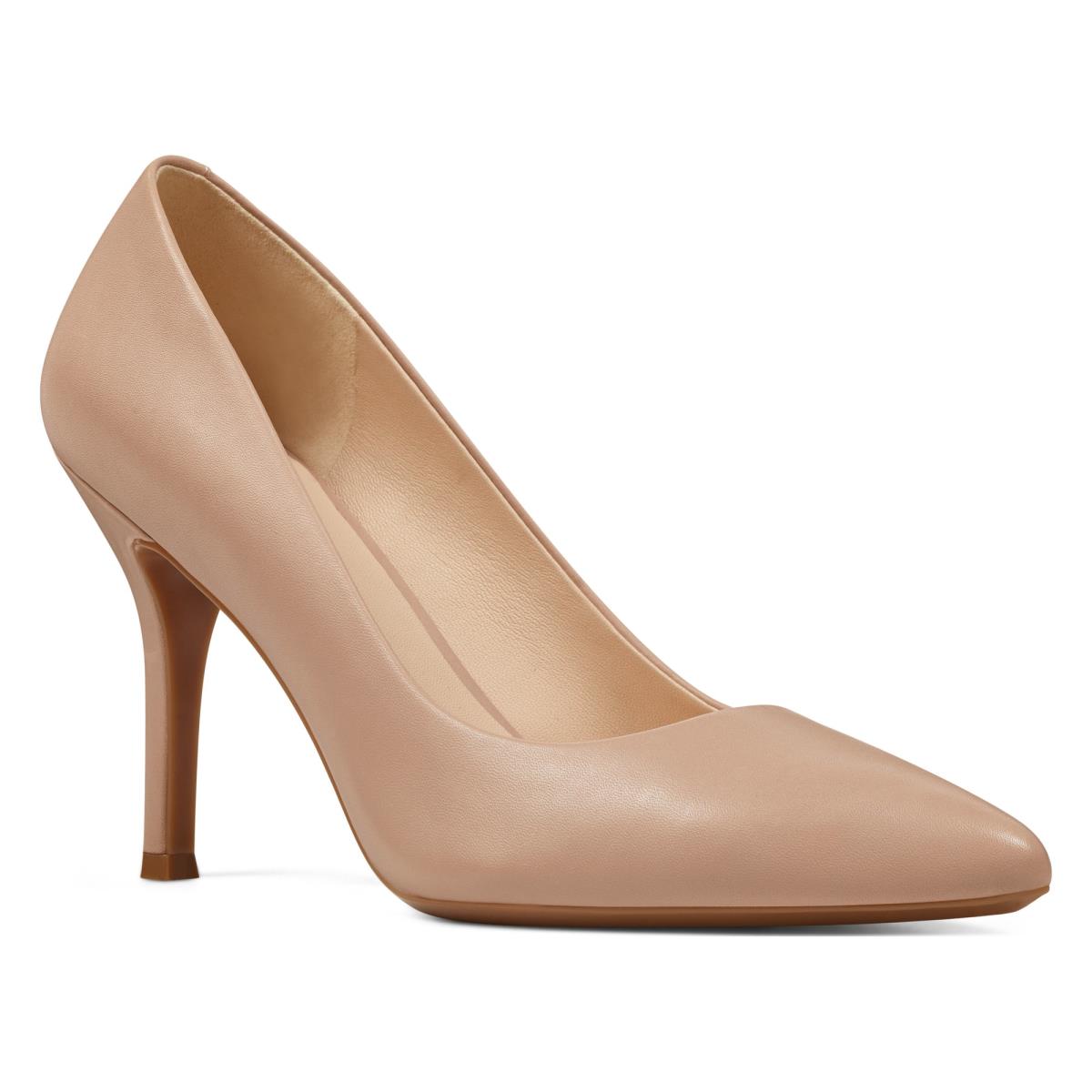 Zapatos De Salon Nine West Fifth 9x9 Pointy Puntera Beige | 7046GCDAP