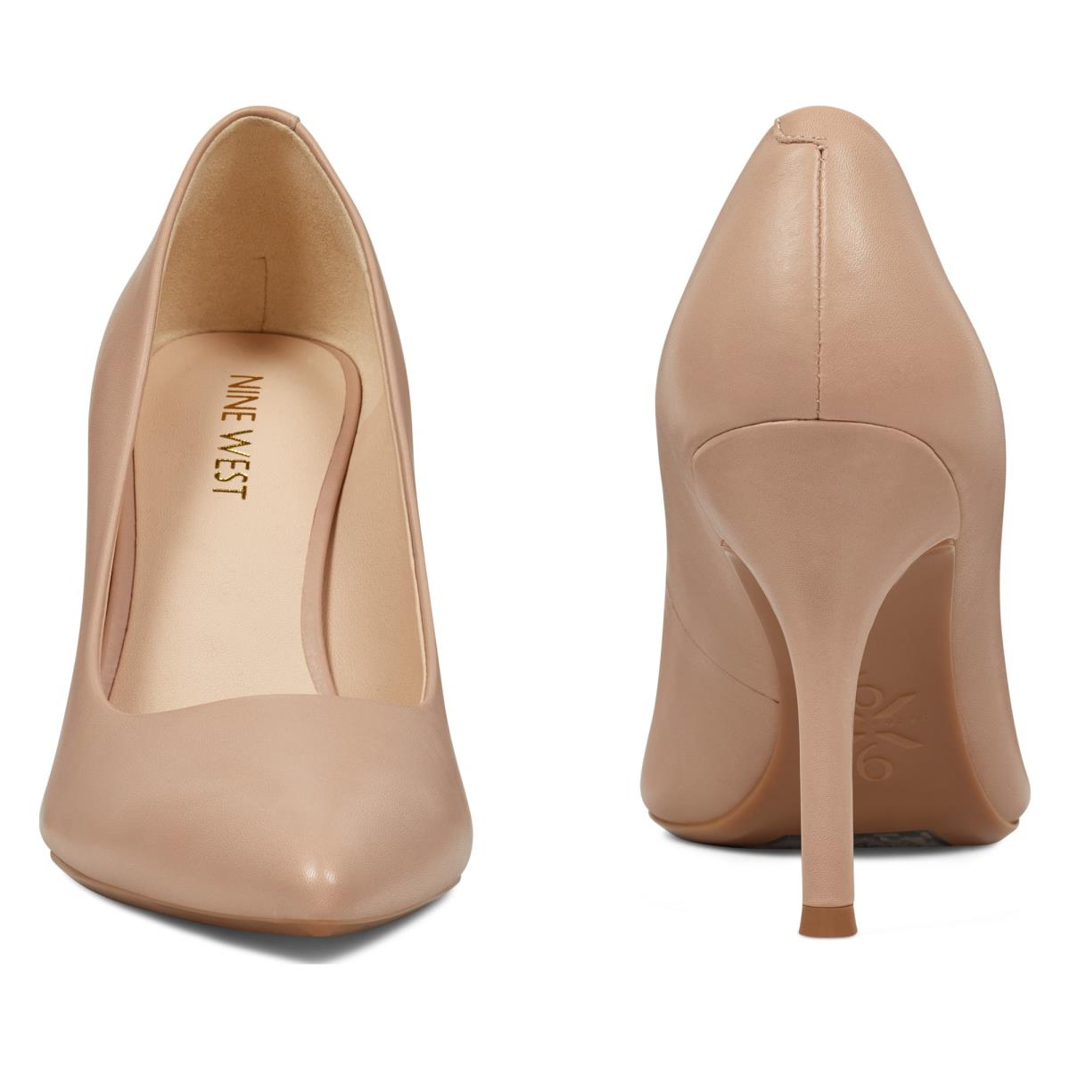 Zapatos De Salon Nine West Fifth 9x9 Pointy Puntera Beige | 7046GCDAP