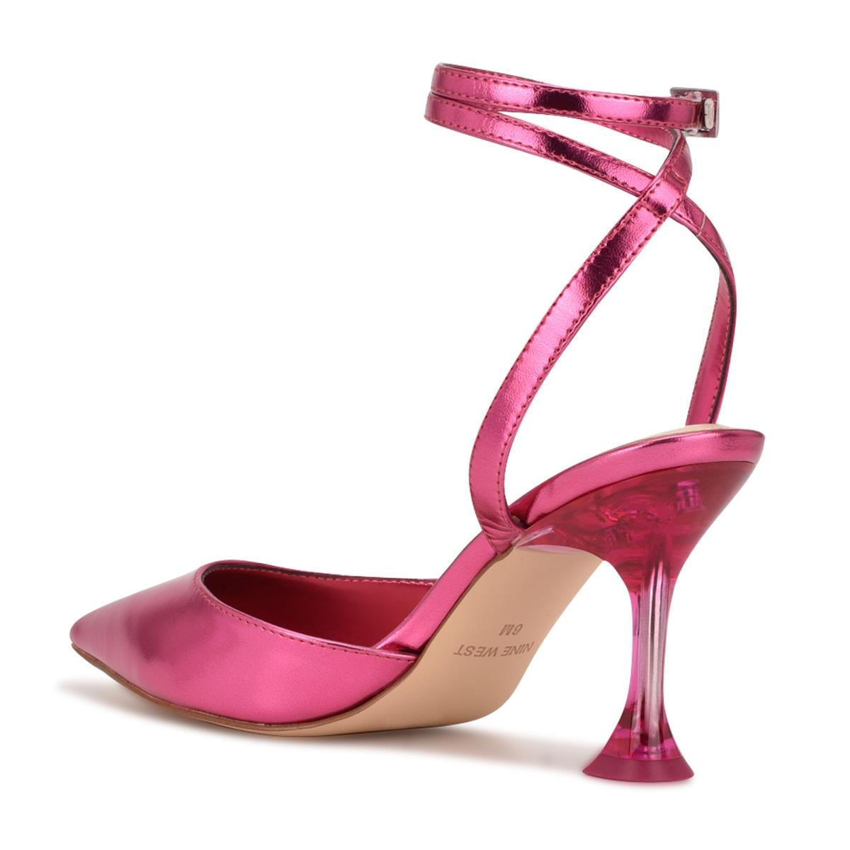 Zapatos De Salon Nine West Harlowe Ankle Correa Rosas | 4289LWGBS