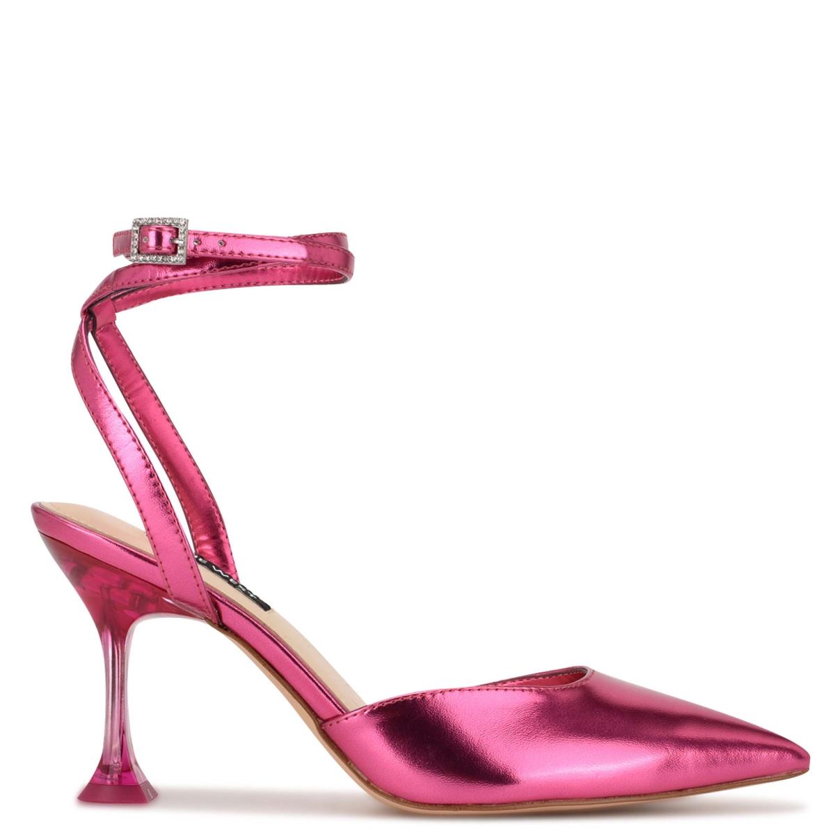 Zapatos De Salon Nine West Harlowe Ankle Correa Rosas | 4289LWGBS