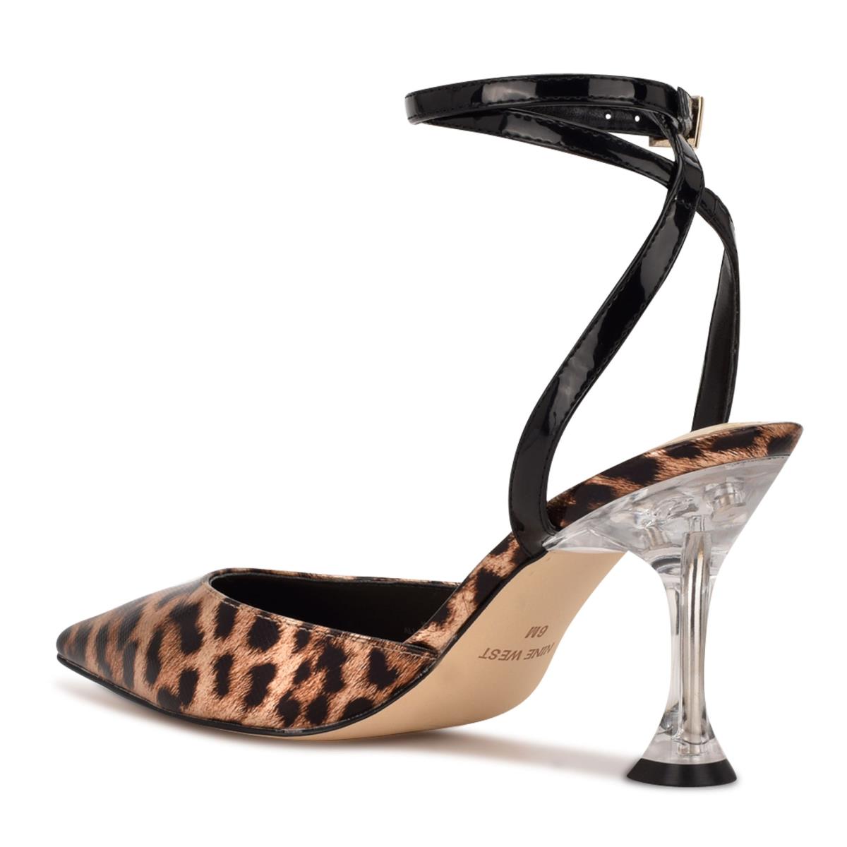 Zapatos De Salon Nine West Harlowe Ankle Correa Leopardo | 6402OSZVJ