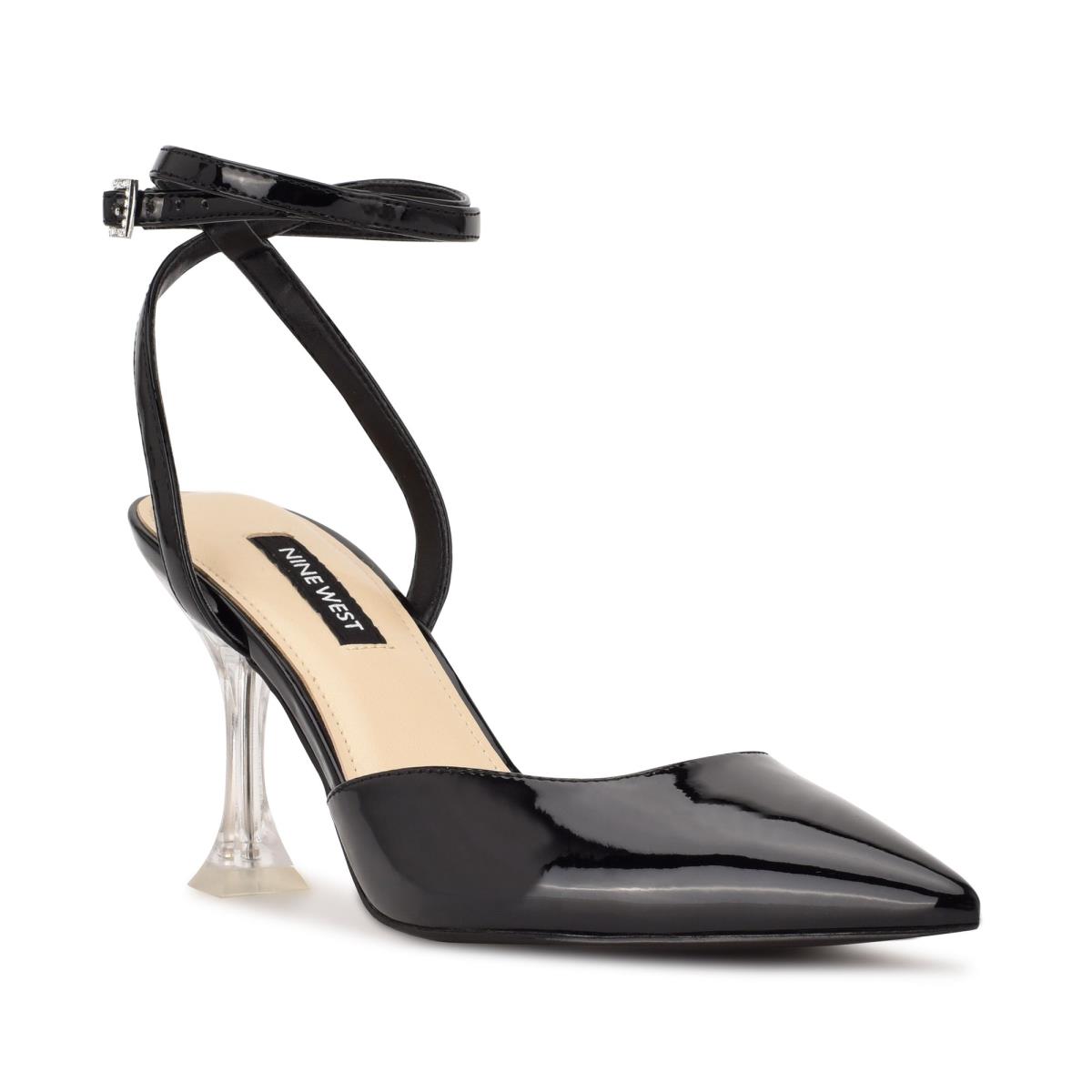 Zapatos De Salon Nine West Harlowe Ankle Correa Negras | 6475XZSUF