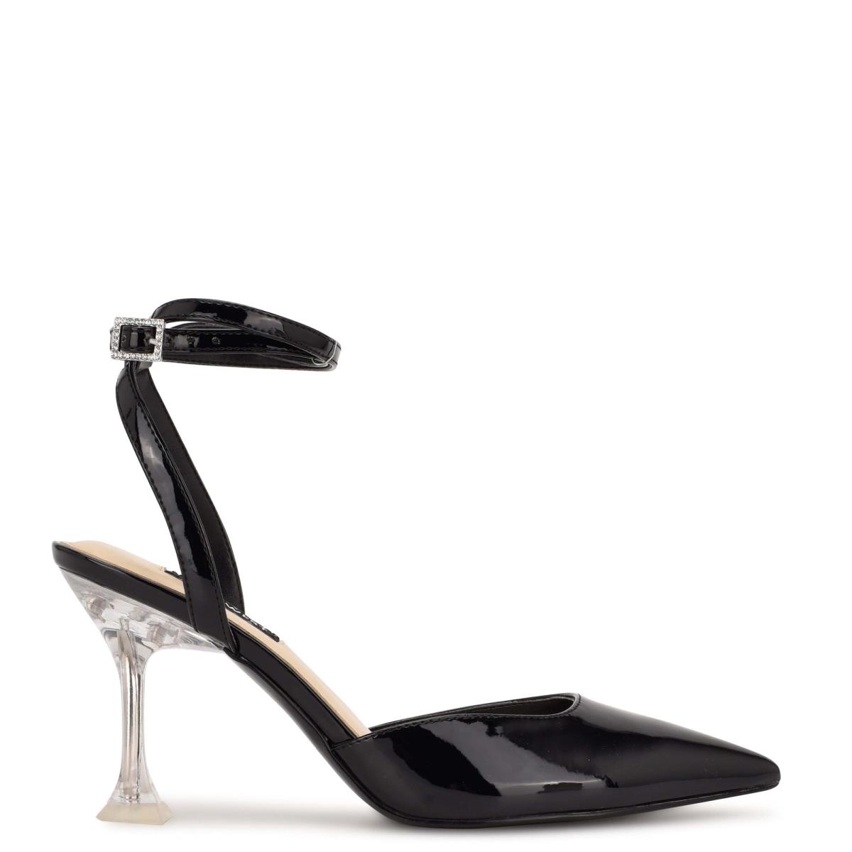 Zapatos De Salon Nine West Harlowe Ankle Correa Negras | 6475XZSUF