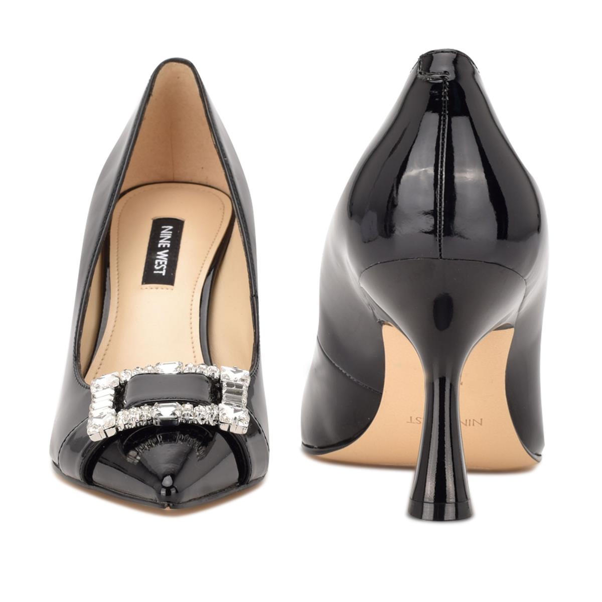 Zapatos De Salon Nine West Helyn Pointy Puntera Negras | 5069MCINP