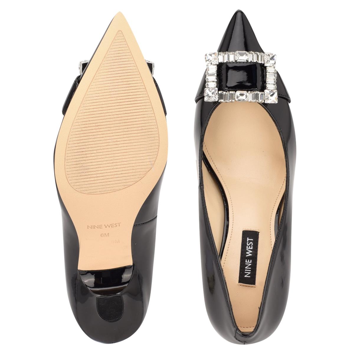 Zapatos De Salon Nine West Helyn Pointy Puntera Negras | 5069MCINP